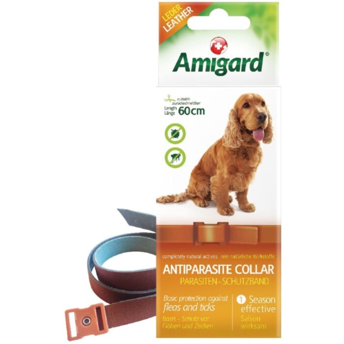 Amigard Antiparasite Flea & Tick Collar for Dogs 60cm