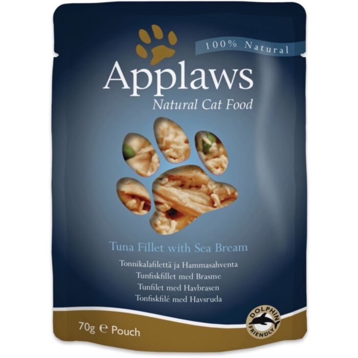 Applaws Natural Cat Pouch - Tuna with Seabream 70g