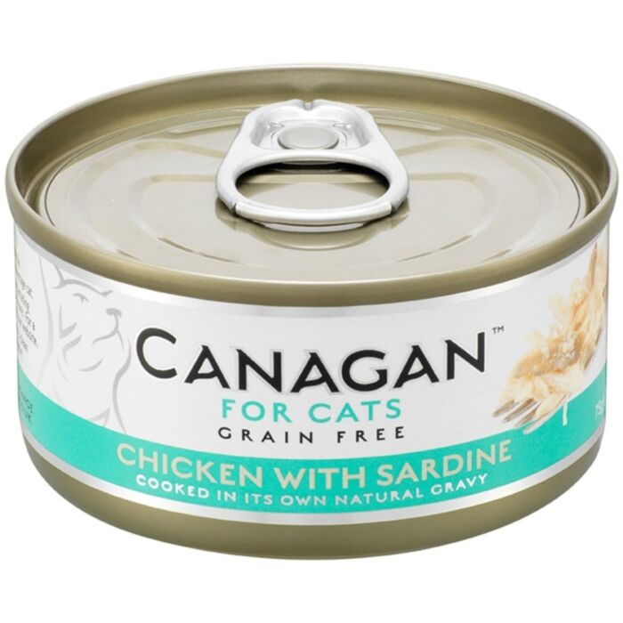 Canagan Grain Free Canned Cat Food - Chicken with Sardine 75g