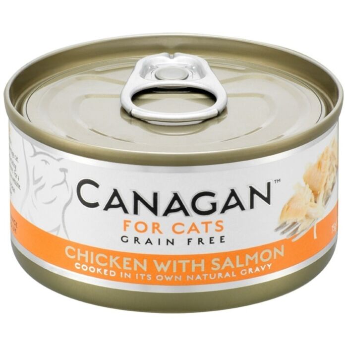 Canagan Grain Free Canned Cat Food - Chicken with Salmon 75g