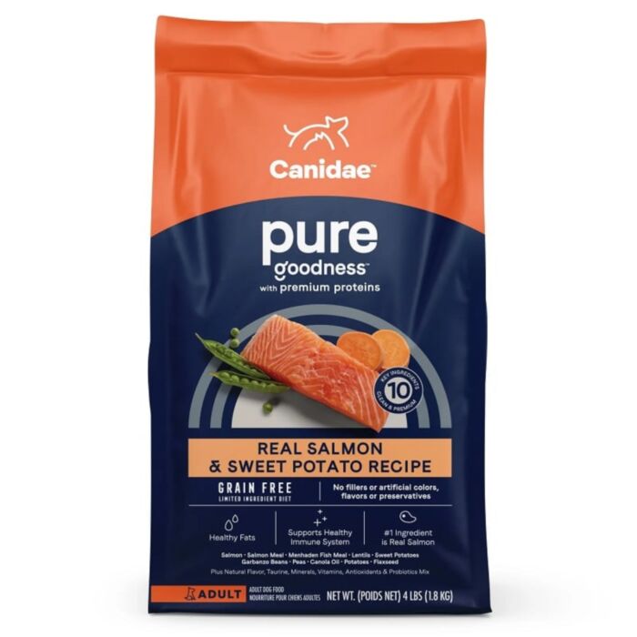 Canidae Dog Food - PURE Grain Free - Real Salmon & Sweet Potato