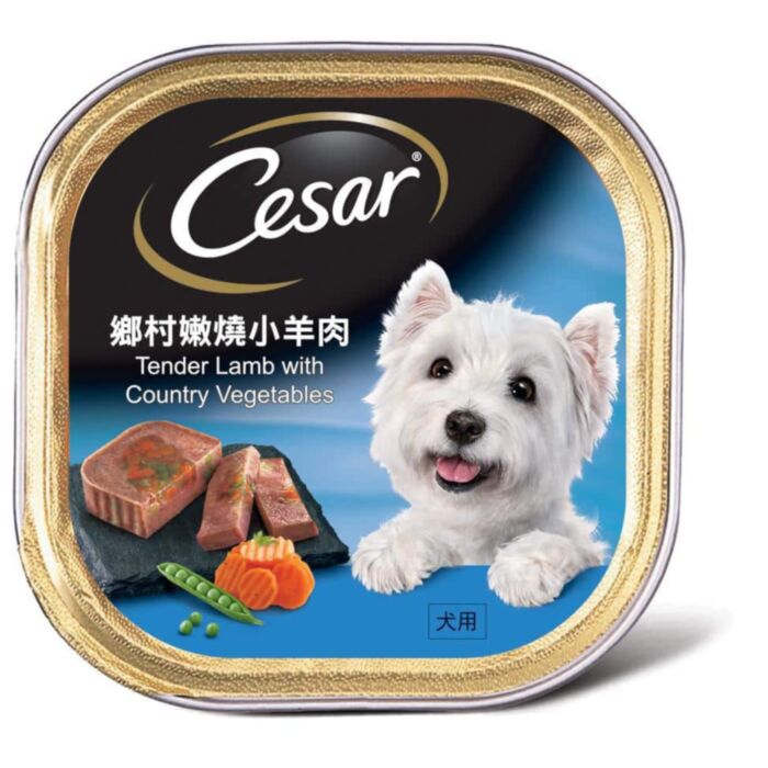 Cesar Dog Wet Food - Gourmet Lamb with Country Vegetables 100g