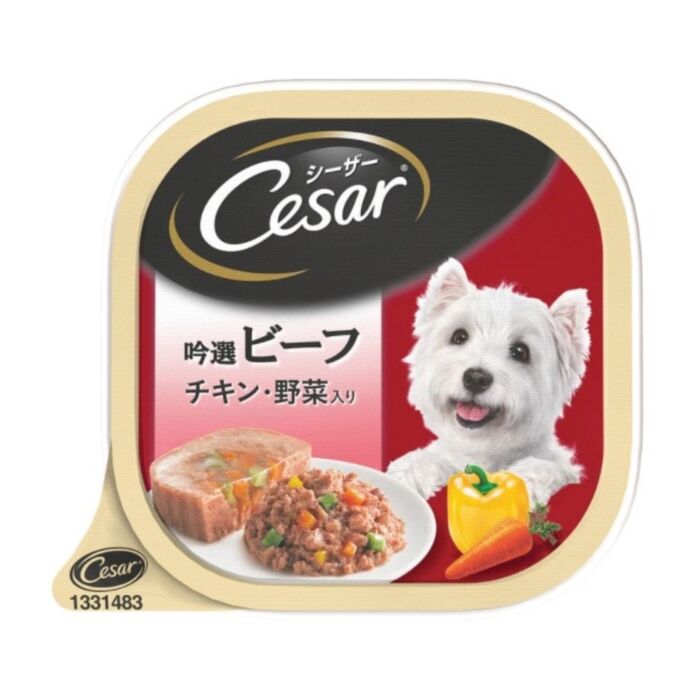Cesar Dog Wet Food - Beef with Chicken & Vegetables 100g