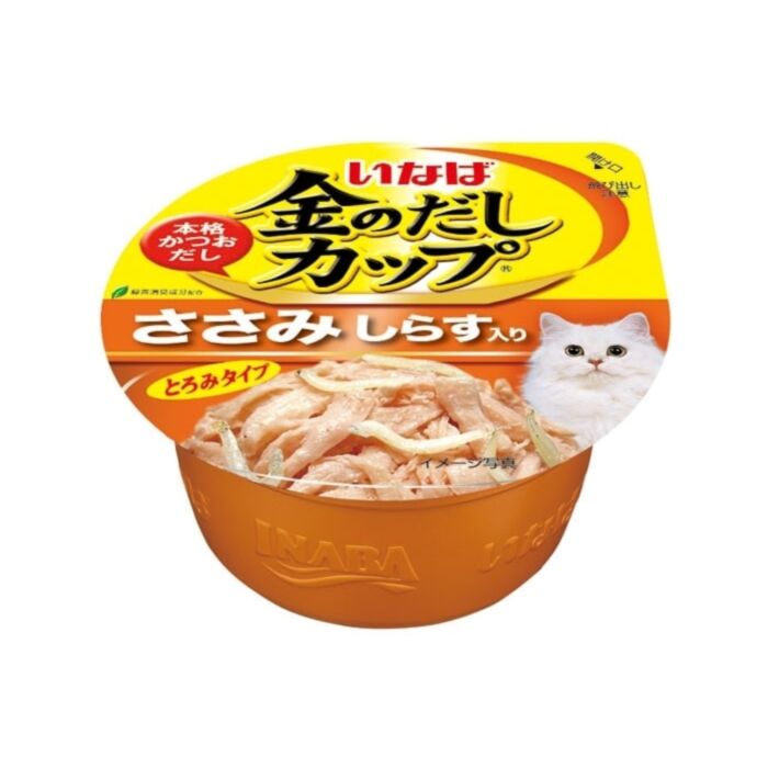 INABA Ciao Cat Cup (IMC-145) - Kinnodashi - Chicken Fillet with Baby Sardine 70g