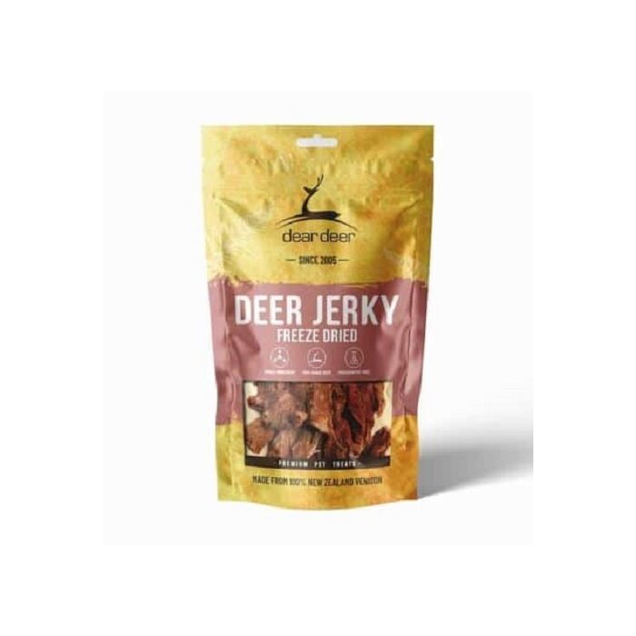Dear Deer Cat & Dog Treat - Freeze Dried Deer Jerky NEW