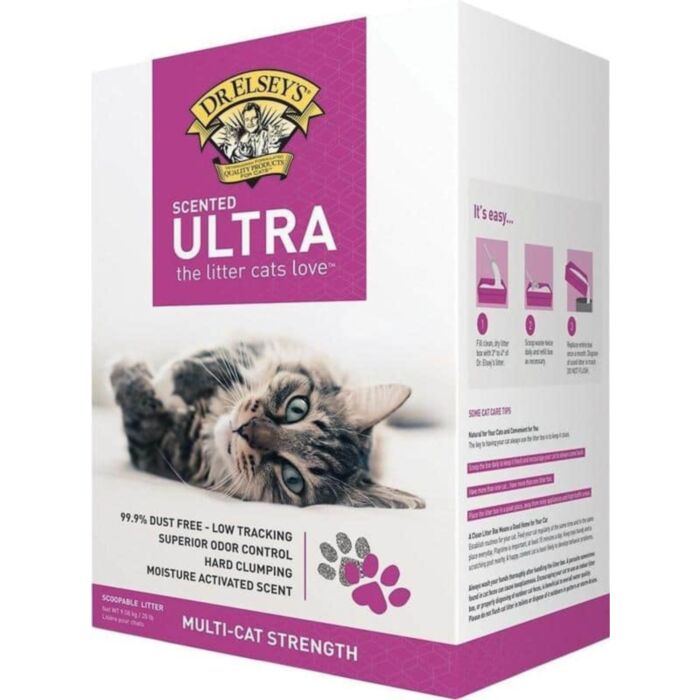 Dr Elsey's Precious Cat Ultra Scented Clumping Cat Litter 20lb