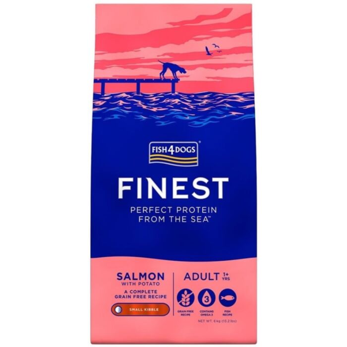 Fish4Dogs Finest Dog Food - Small Bites - Salmon 6kg