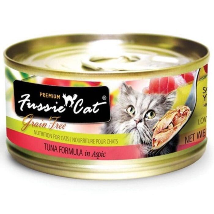 Fussie Cat Black Label Premium Canned Food - Tuna 80g