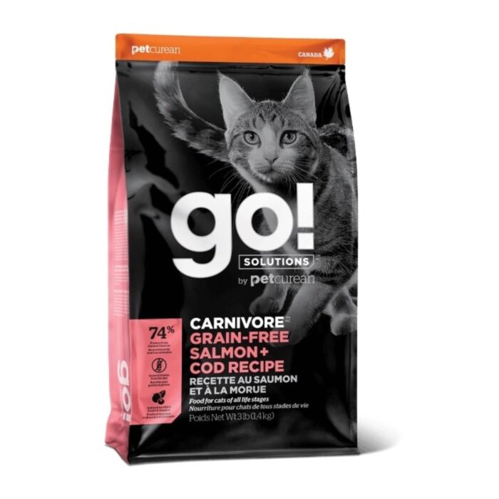 Go! SOLUTIONS Cat Food - Carnivore - Grain Free Salmon & Cod