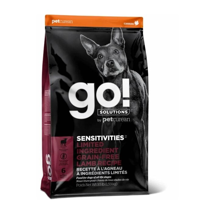 Go! SOLUTIONS Dog Food - Sensitivity - Limited Ingredient Grain Free Lamb 12lb