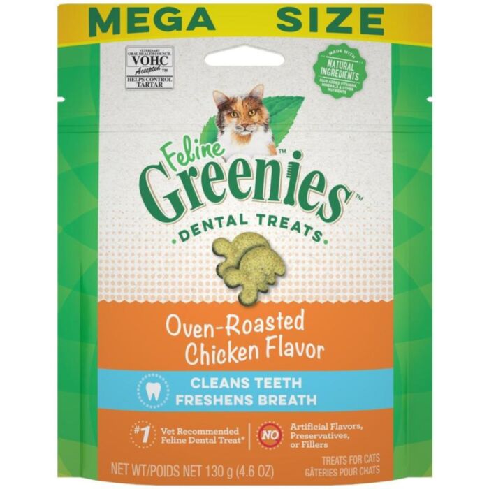Greenies Cat Dental Treat - Oven Roasted Chicken 4.6oz
