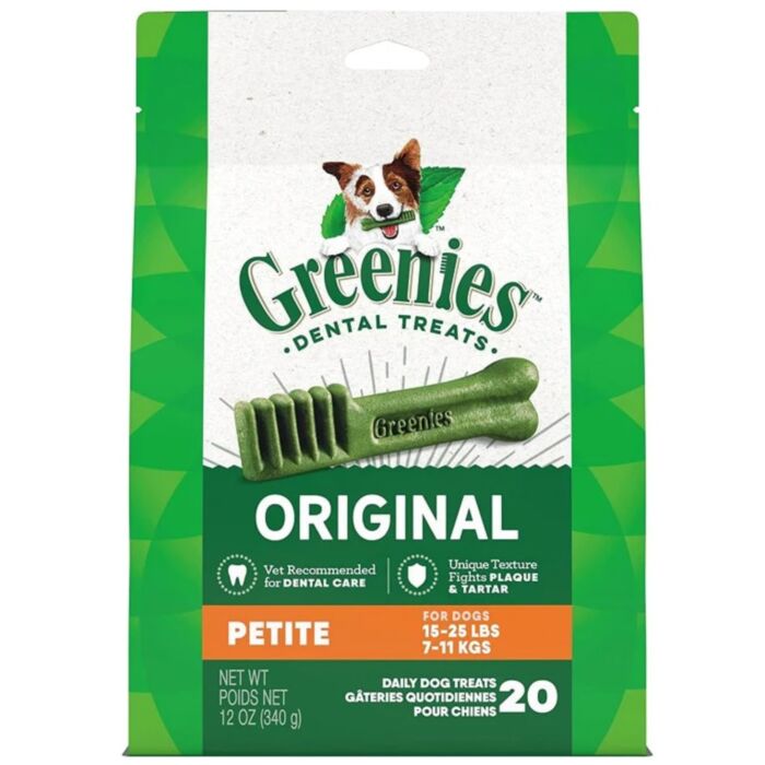 Greenies Dog Dental Treat - Petite (15-25lbs) 12oz