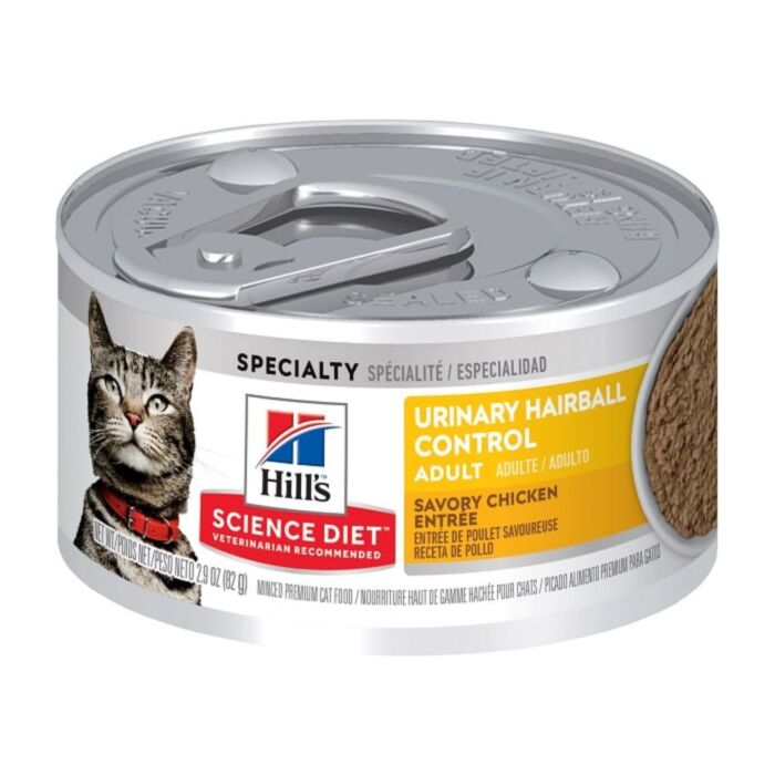 Hills Science Diet Cat Wet Food - Urinary Hairball Control 2.9oz