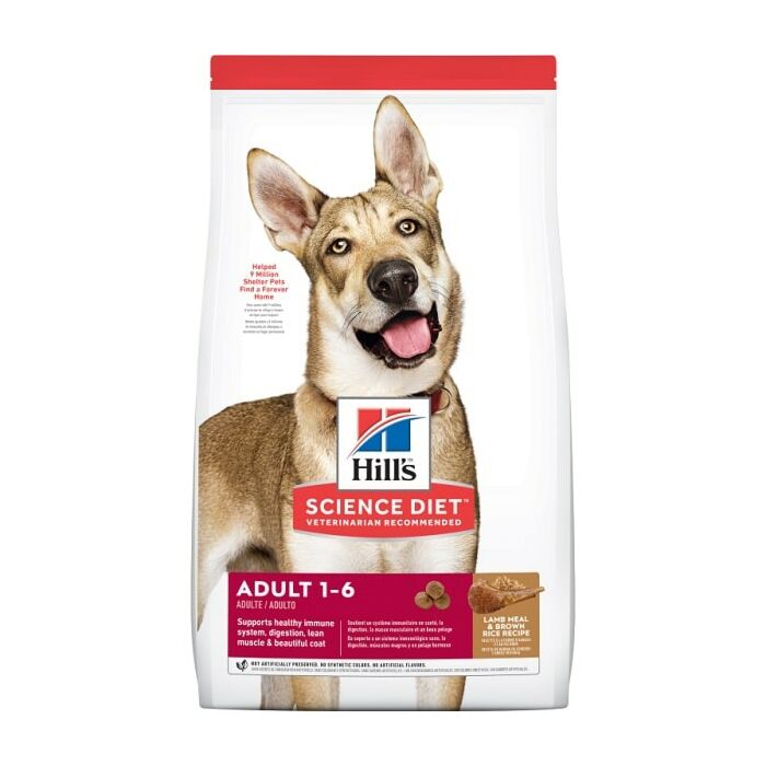 Hills Science Diet Dog Food - Adult (Lamb Meal & Rice)