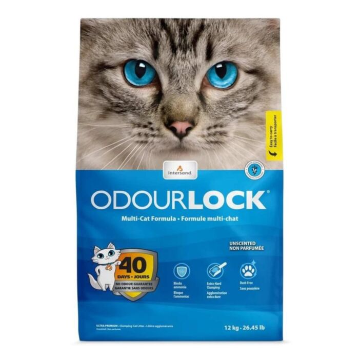 Intersand Ultra Premium Odour Lock Clumping Cat Litter 12kg