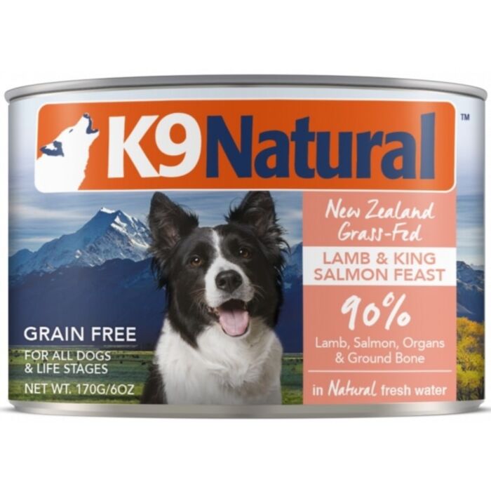 K9 Natural Dog Canned Food - Lamb & King Salmon Feast 170g