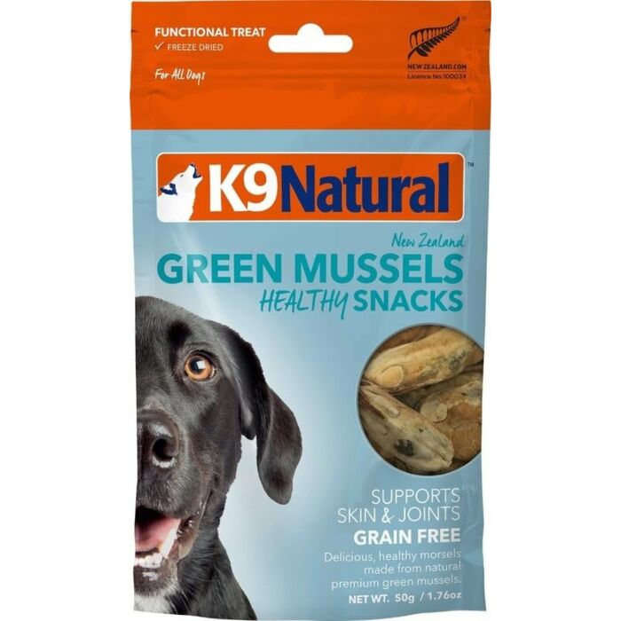 K9 Natural Dog Treat - Freeze Dried Healthy Bites Green Mussel 50g