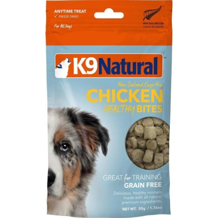 K9 Natural Dog Treat - Freeze Dried Healthy Bites Chicken 50g