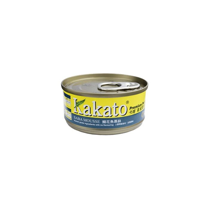 Kakato Cat & Dog Canned Food - Saba Mousse 70g