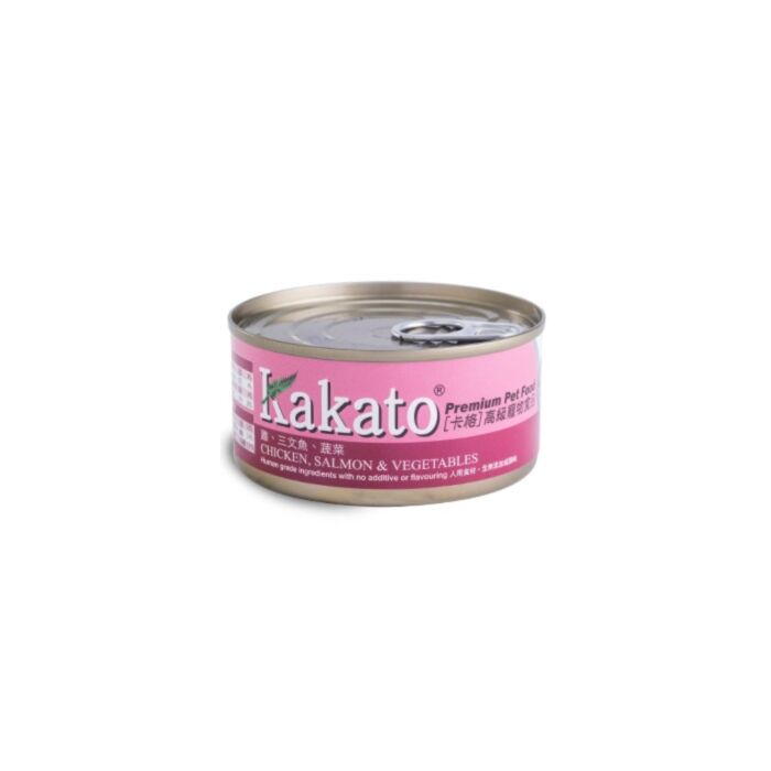 Kakato Cat & Dog Canned Food - Chicken Salmon & Vegetables 170g