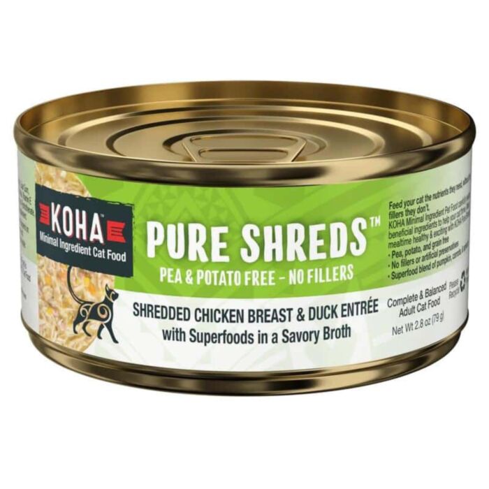 Koha Cat Wet Food - Pure Shreds Shredded Chicken Breast & Duck 79g