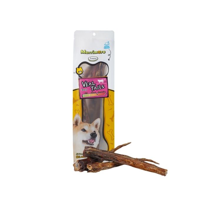 Merrimore Dog Treat - Air Dried Veal Tails Large 3pcs