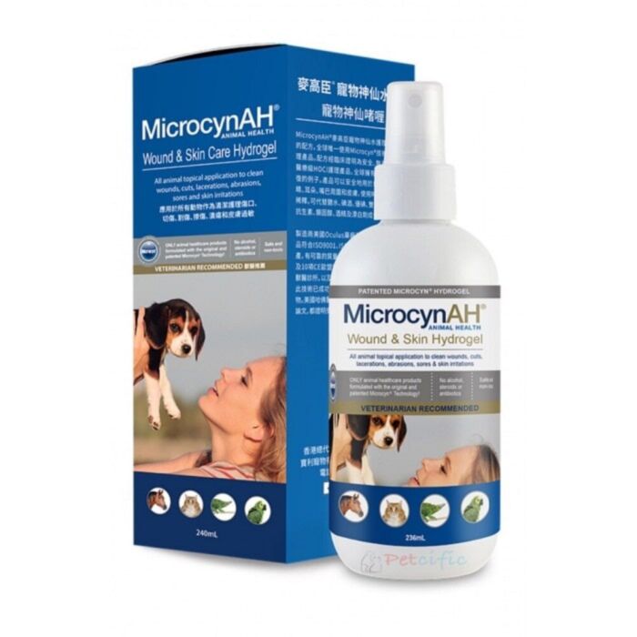 MicrocynAH All Animal Wound & Skin Care Hydrogel 240ml