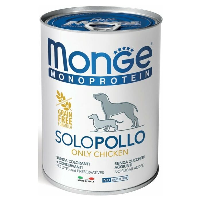 MONGE Dog Canned Food - MonoProtein - Chicken 400g