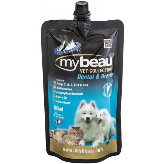 Mybeau Dental & Breath with Multivitamin for Dogs & Cats 300ml