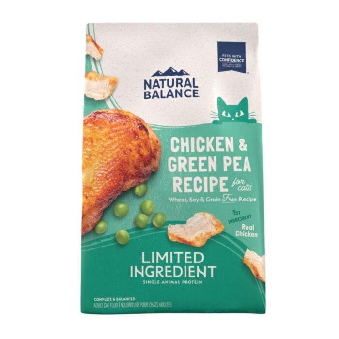 Natural Balance Cat Food - Grain Free LID - Chicken & Green Pea