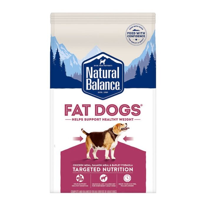Natural Balance Dog Food - Fat Dogs Recipe - Chicken & Salmon 5lb