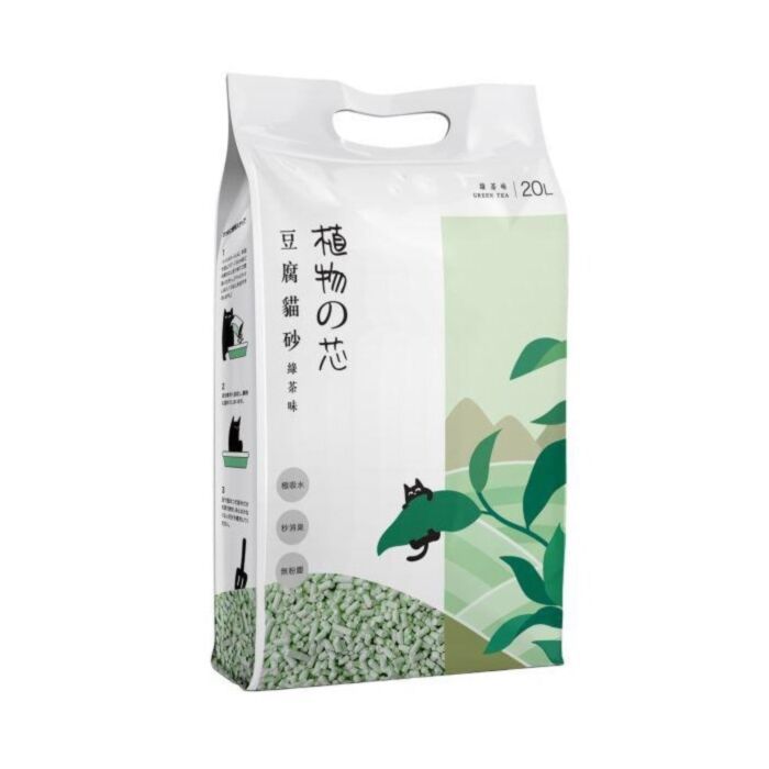 Natures Core - Tofu Cat Litter - Slim Pellets - Green Tea 20L
