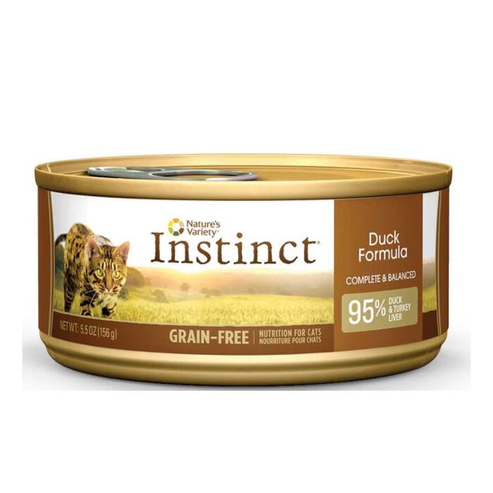 Nature's Variety Instinct Cat Canned Food - Grain Free Duck 5.5oz