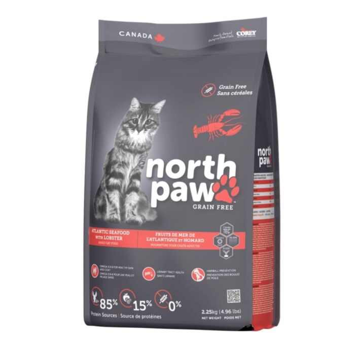 North Paw Cat Food - Grain Free - Atlantic Seafood With Lobster