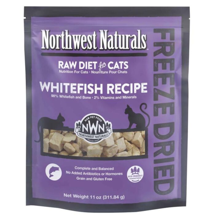 Northwest Naturals Cat Food - Freeze-Dried - Whitefish 11oz / 311g