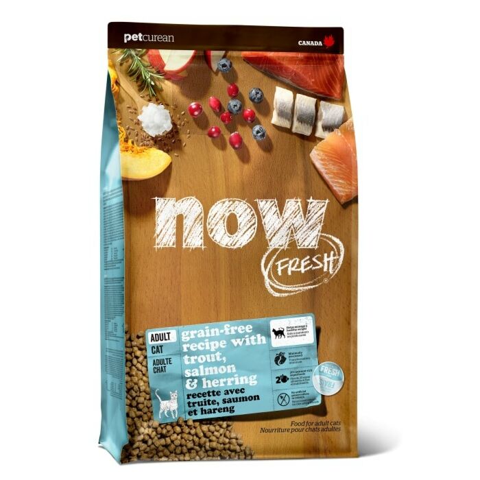 Now Fresh Cat Food - Adult - Grain Free Fish Meat (Trout, Salmon, Herring)