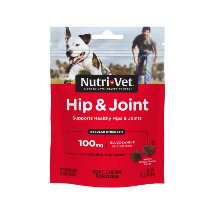 Nutri-Vet Dog Care - Hip & Joint Regular Strength Soft Chews 5.3oz 