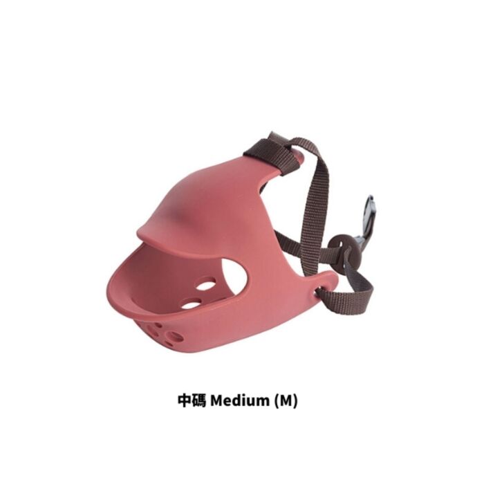 OPPO Quack Face Dog Muzzle - Medium/Red