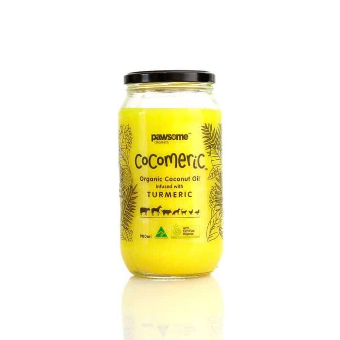 Pawsome Organics Cocomeric Coconut Oil Infused with Turmeric 450ml