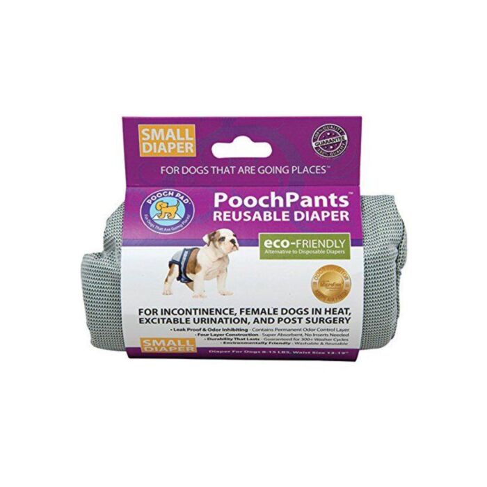 PoochPad Poochpants - Eco-Friendly Washable & Reusable - Female Diaper Pant - Medium