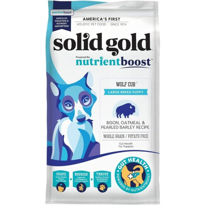 Solid Gold Puppy Food - Wolf Cub - Bison & Oatmeal & Pearled Barley