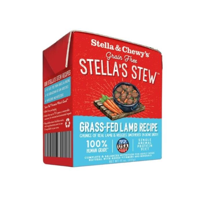 Stella & Chewys Dog Wet Food -  Stella's Stews - Grass-Fed Lamb Recipe 11oz