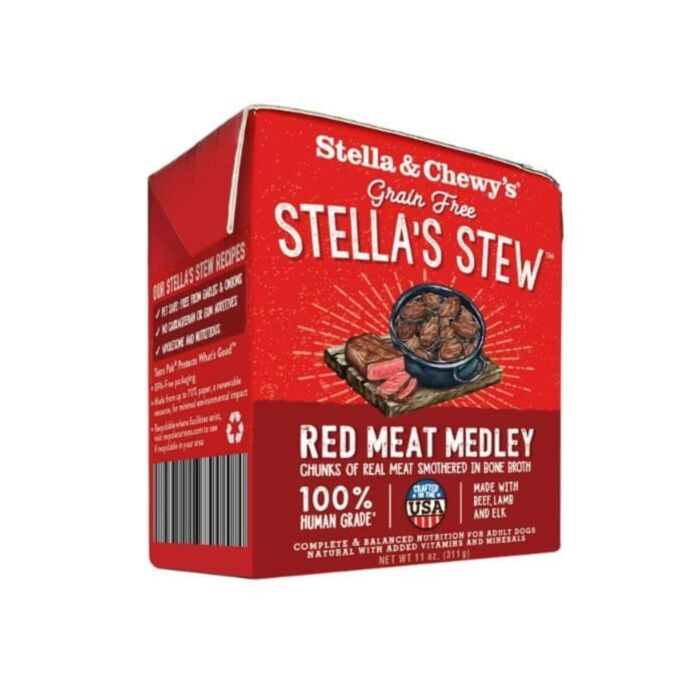 Stella & Chewys Dog Wet Food -  Stella's Stews - Red Meat Medley 11oz