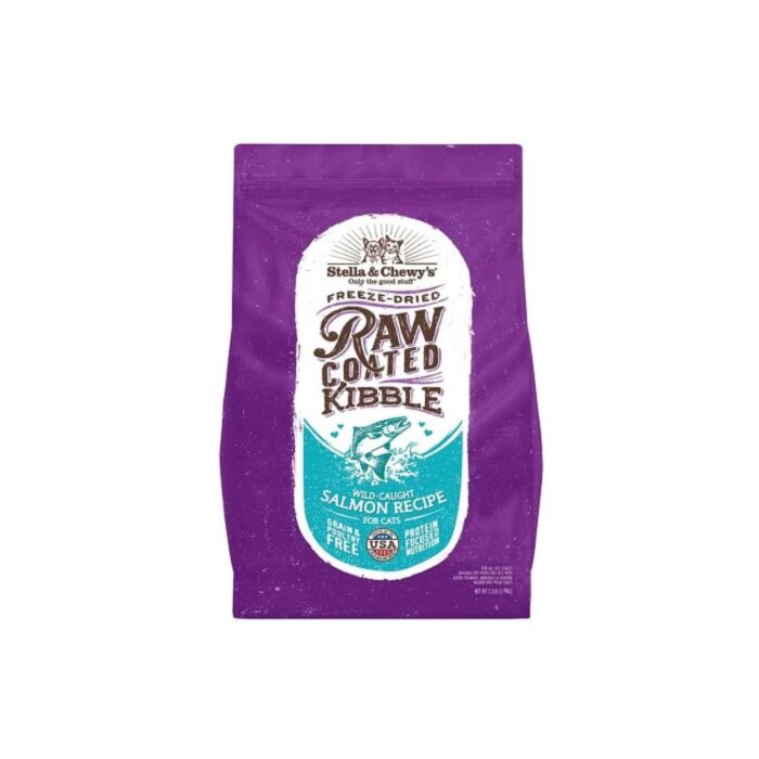 Stella & Chewys Cat Food - Raw Coated Kibble - Wild Caught Salmon
