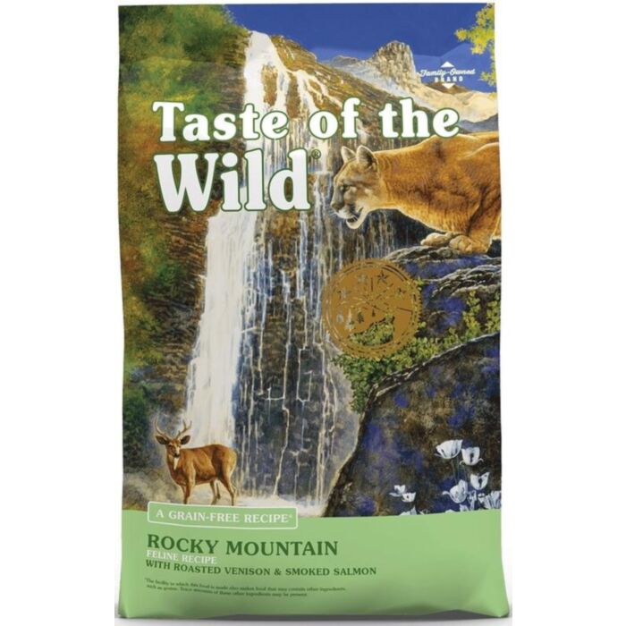 Taste Of The Wild Cat Food - Grain Free Rocky Mountain - Roasted Venison & Smoked Salmon