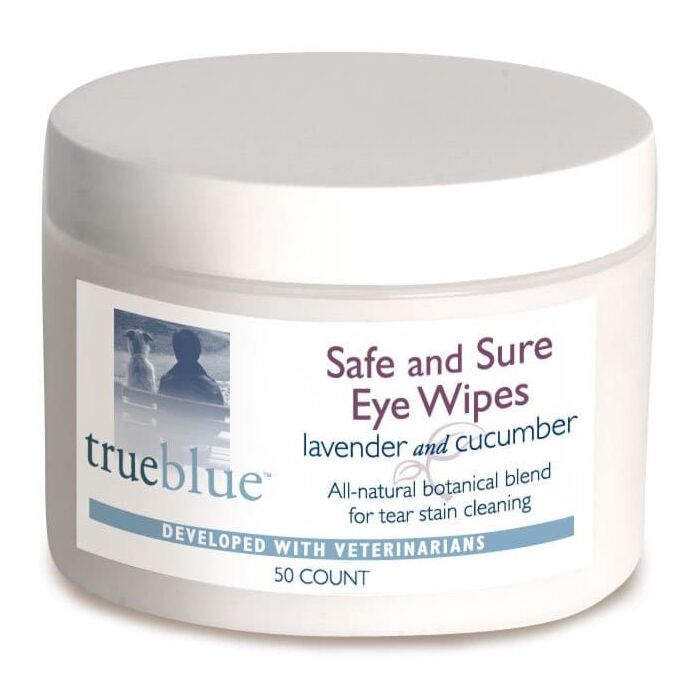 trueblue safe and sure eye wipes 50 pads