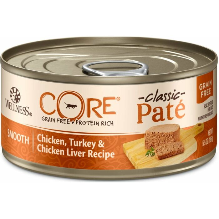 wellness core grain free cat canned chicken turkey chicken liver