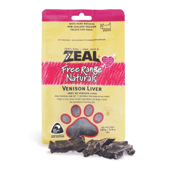 Zeal (Natural Pet Treats) - Venison Liver (125g)