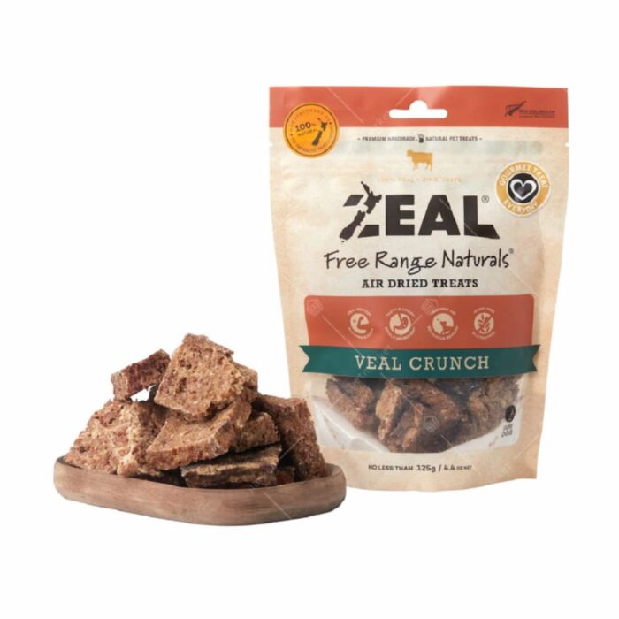 Zeal Dog Treat - Natural Veal Crunch 125g