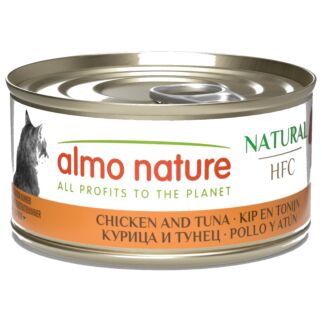 Almo Nature Cat Can - HFC Human Grade - Tuna & Chicken